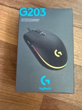 Logitech G203 LIGHTSYNC GAMING MOUSE - Black